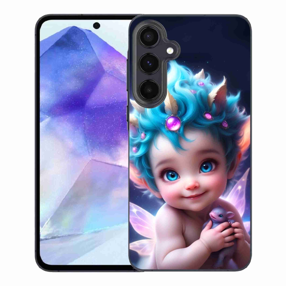 Gél borítás mmCase Samsung Galaxy A55 5G - baba pillangószárnyakkal