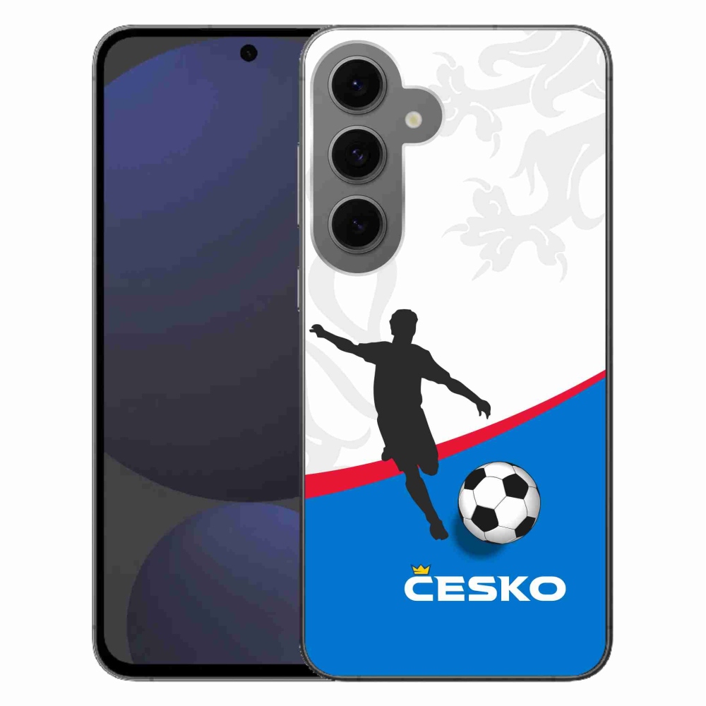 Gél védőhuzat mmCase Samsung Galaxy S24 FE - foci Csehország 1
