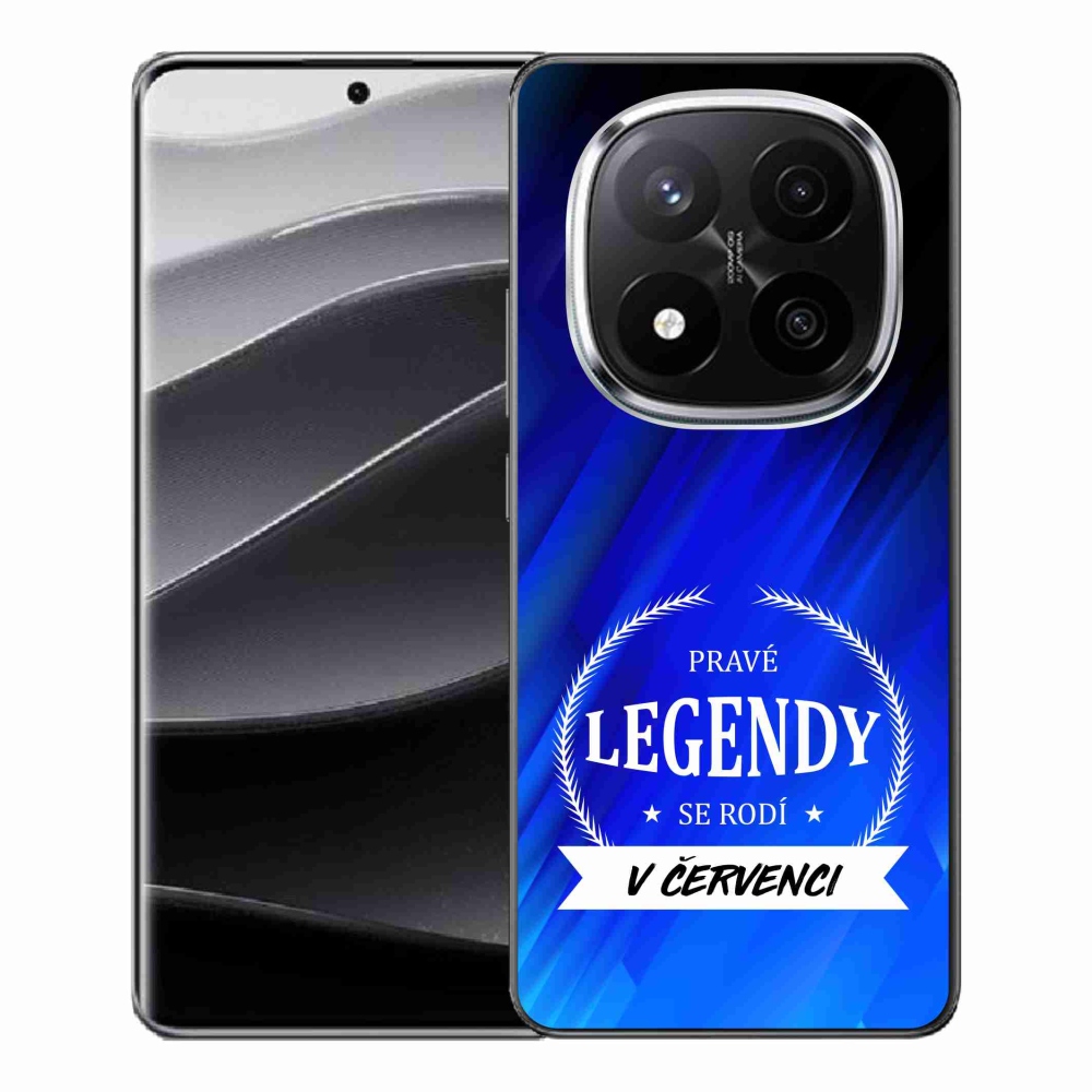 Gél borítás mmCase a Xiaomi Redmi Note 14 Pro+ 5G - Legends in July kék háttérrel
