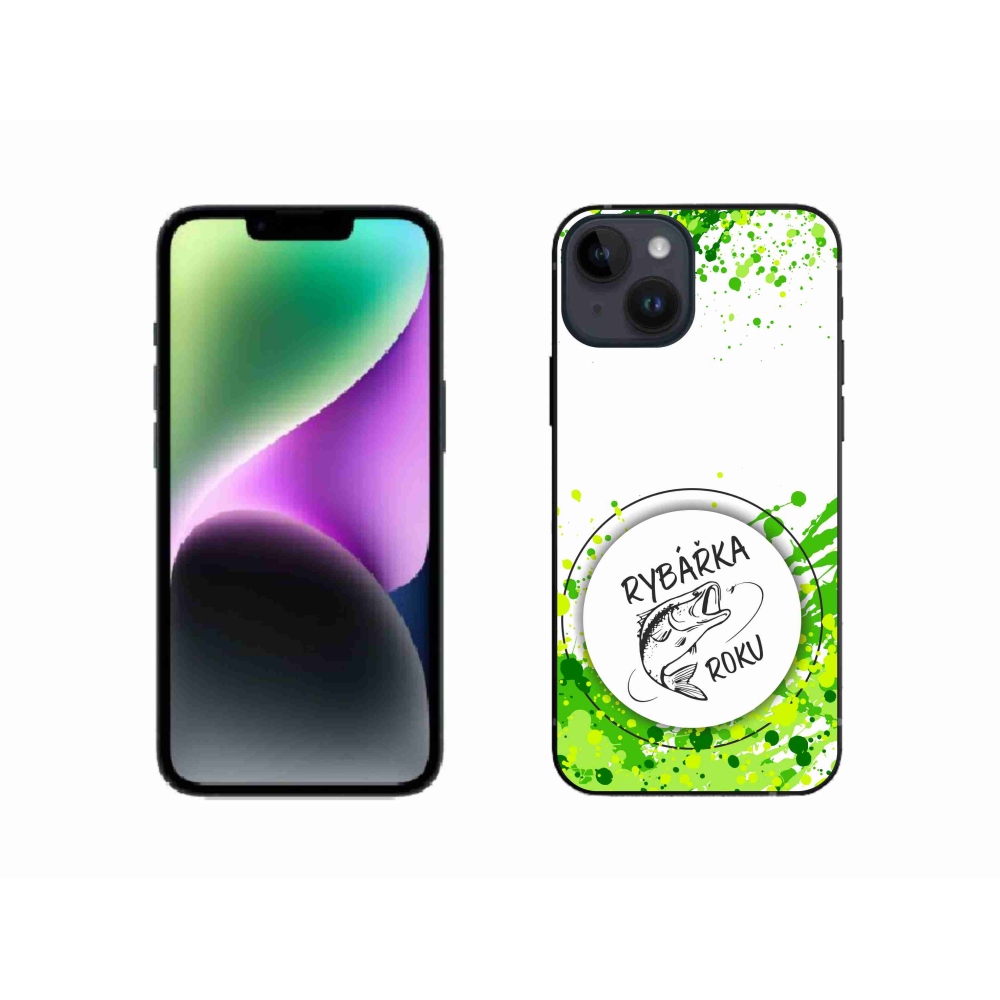 Gél borító mmCase iPhone 14 készülékhez - Az év halászai fehér háttérrel