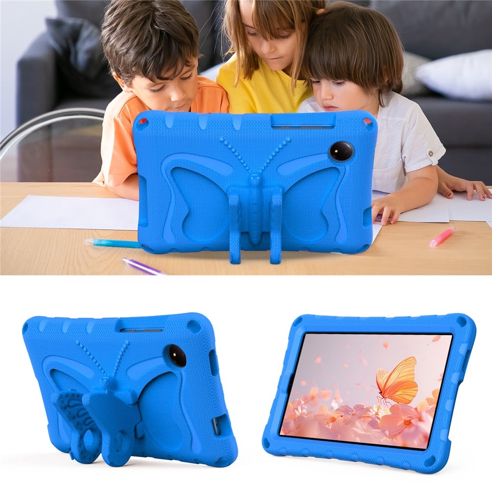 Gyerekek Pillangó EVA tartós tok pánttal Xiaomi Redmi Pad SE 8.7 tablethez - sötétkék