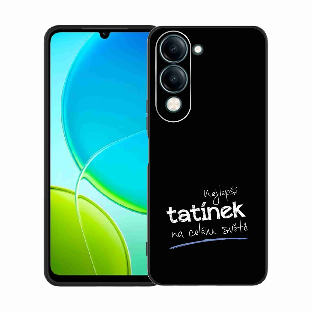Gel Cover mmCase a Vivo Y29s 5G-n - Best Daddy 4 fekete háttérrel