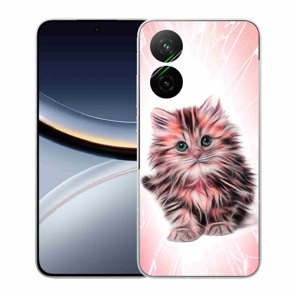 Gél borítás mmCase a Xiaomi Poco F7 5G számára - aranyos cica