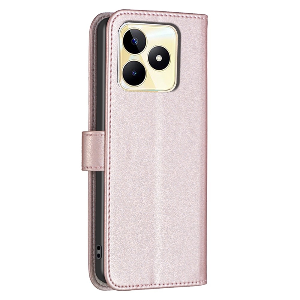 BNF könyvtáska a Realme C51/C53 készülékhez - rózsaarany