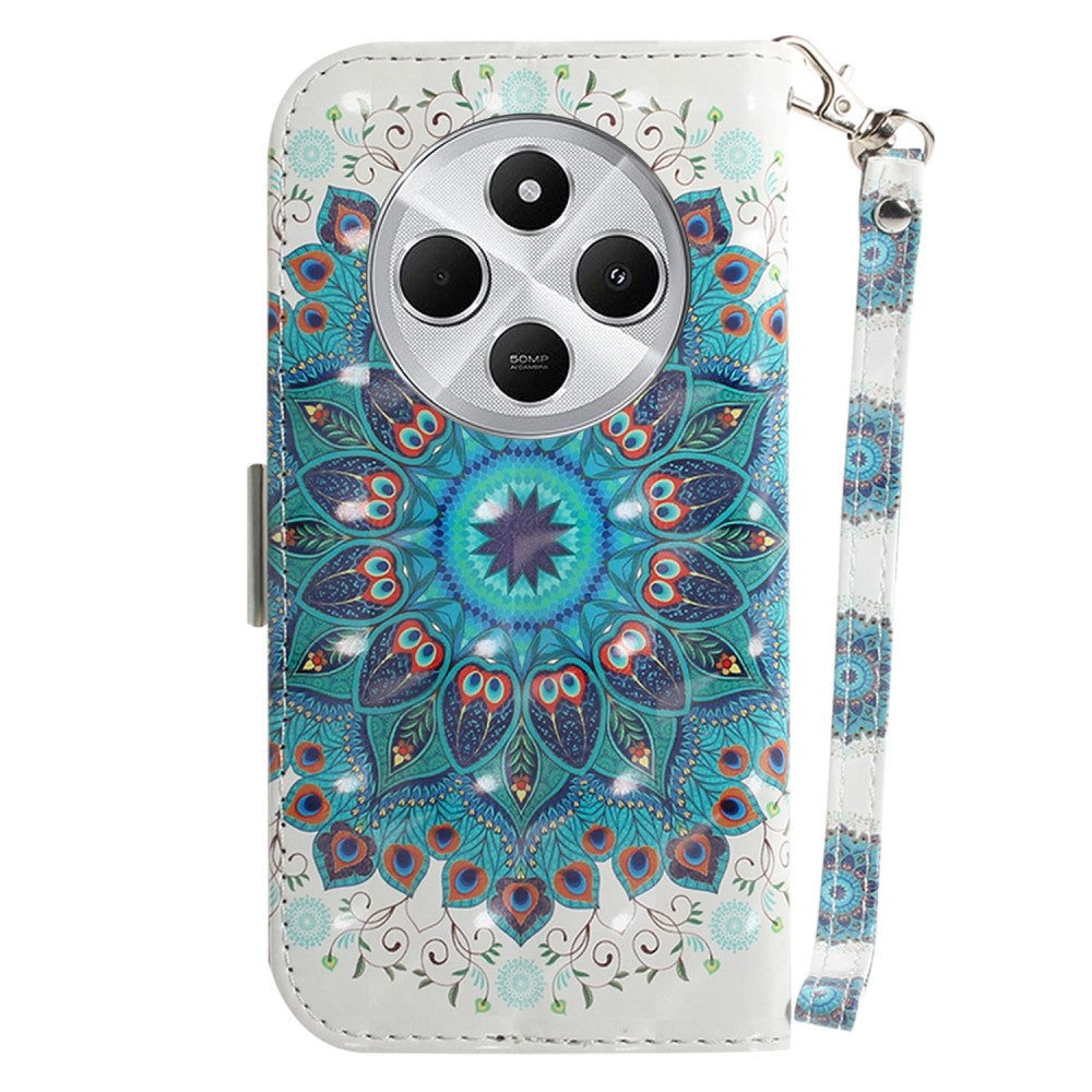 Patty könyv tok a Xiaomi Redmi 14C/Poco C75-hez - mandala