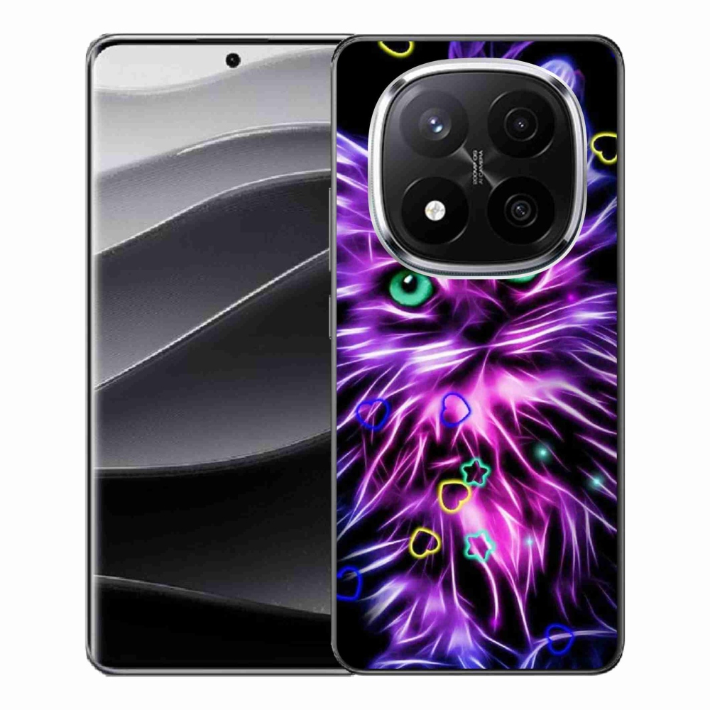 Gél borítás mmCase a Xiaomi Redmi Note 14 Pro+ 5G számára - absztrakt macska
