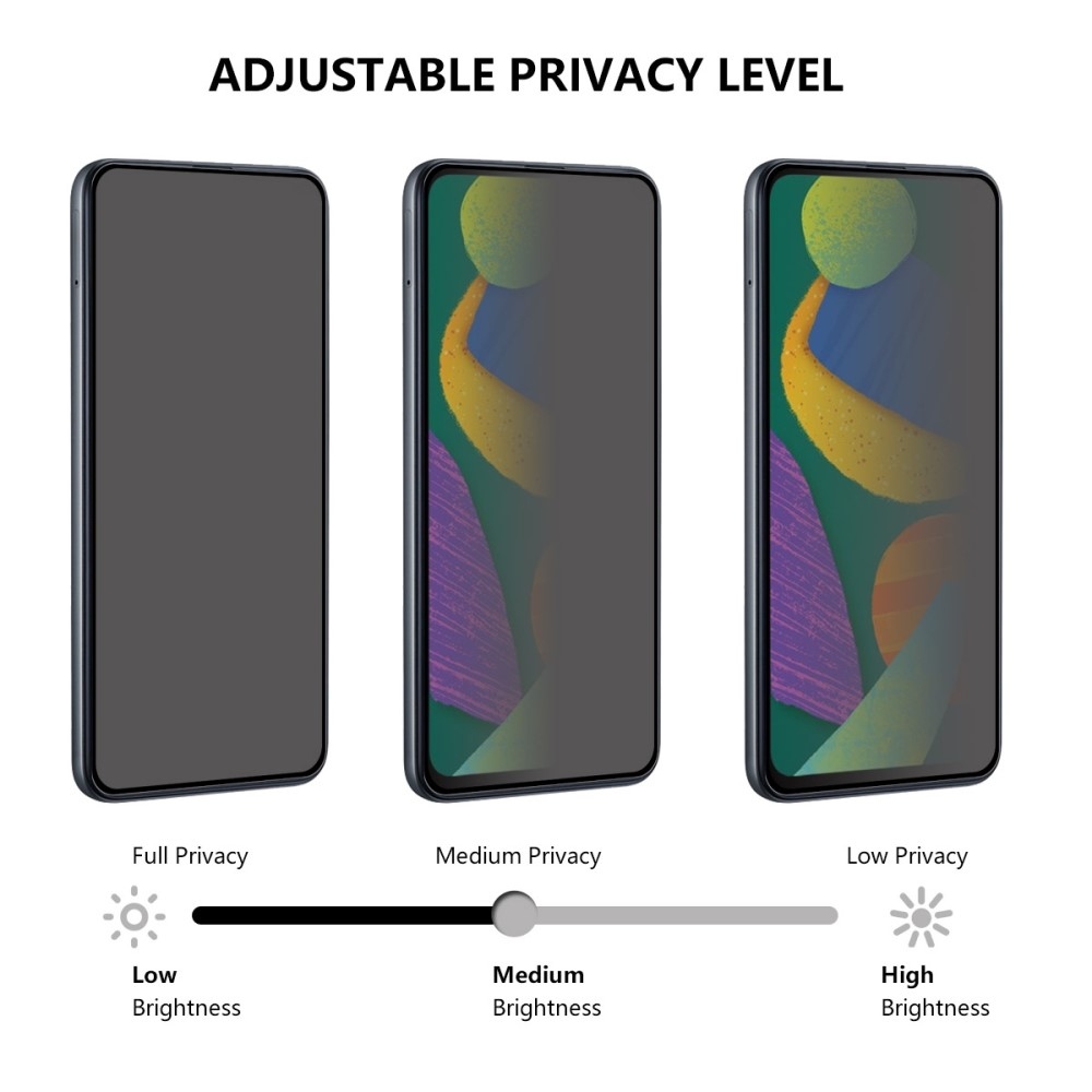 Anti Spy teljes képernyő edzett üveg a Samsung Galaxy S25 Edge-nél