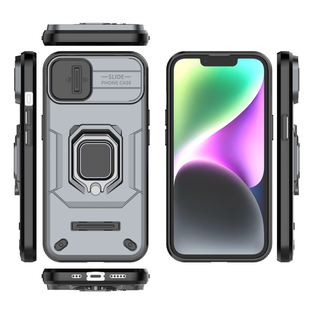 Ütésálló borítás iPhone 15 Plus készülékhez - szürke