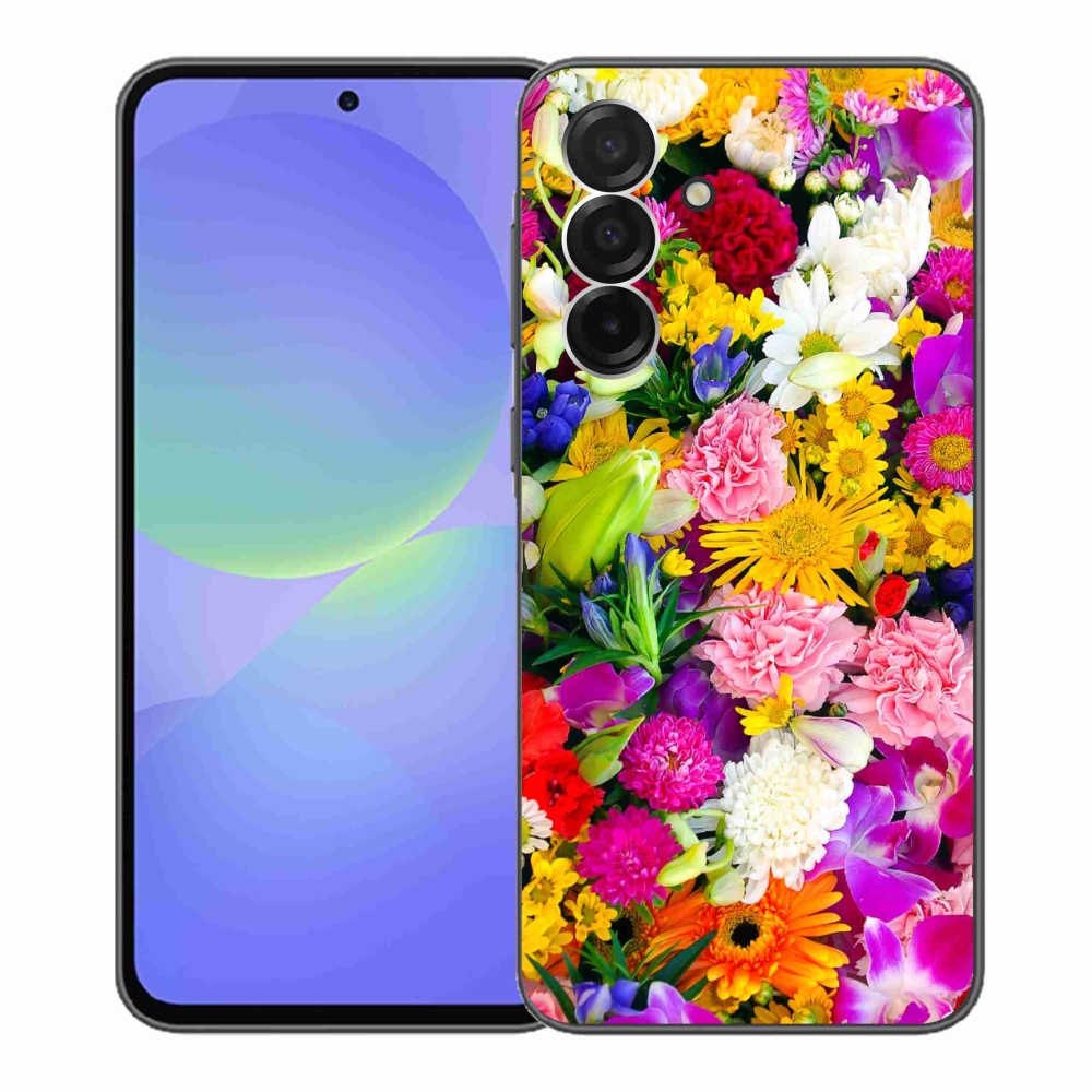 Zselés borítás mmCase Samsung Galaxy A36 5G - virágok 12