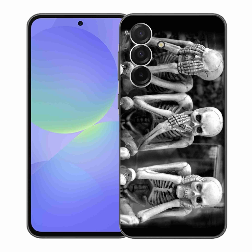 Zselés borítás mmCase Samsung Galaxy A36 5G - csontvázakhoz