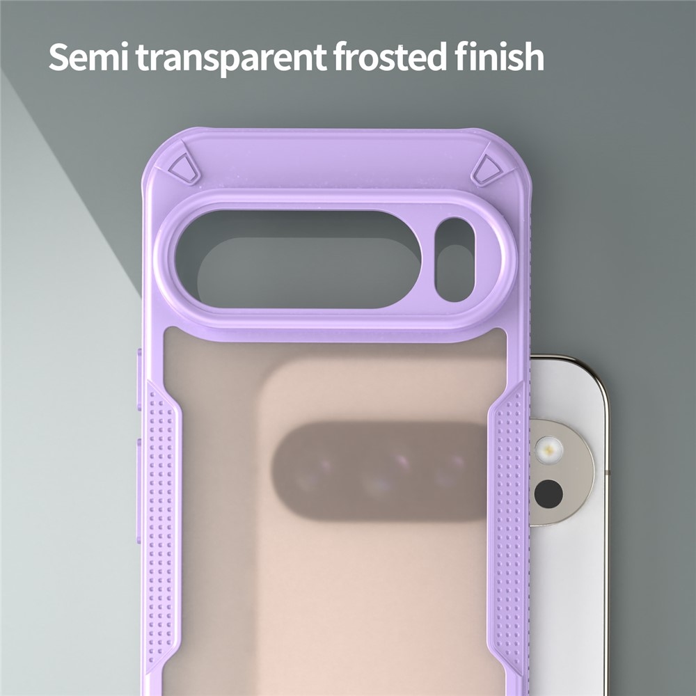Fagyasztott tartós borítás a Google Pixel 10 Pro XL-hez - lila