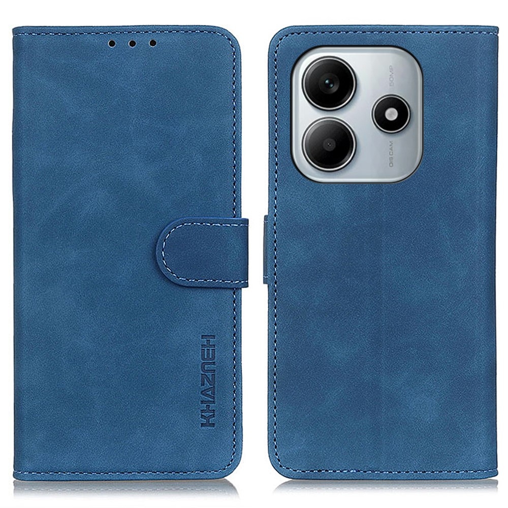 KHAZ könyv tok a Xiaomi Redmi Note 14-hez - kék