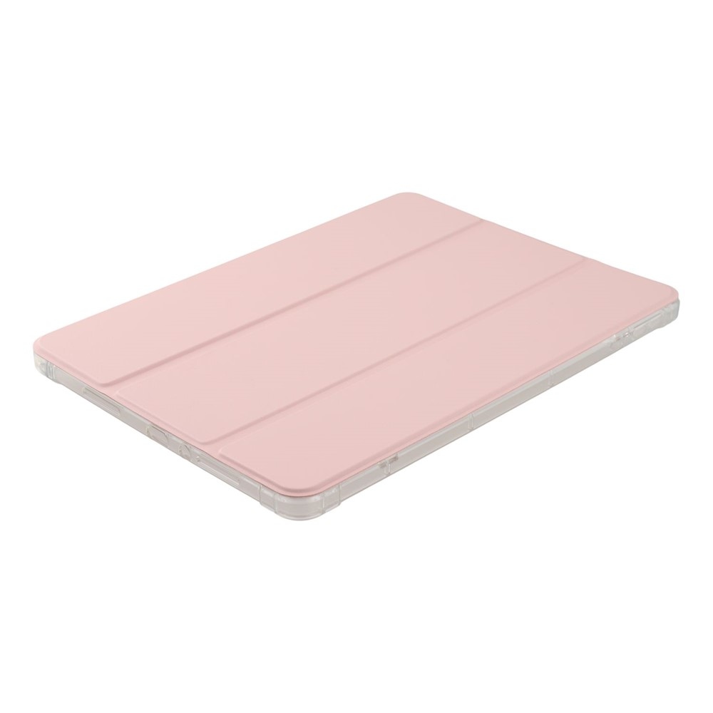 Tri-Fold intelligens összecsukható tablet tok Xiaomi Redmi Pad 2 - rózsaszín