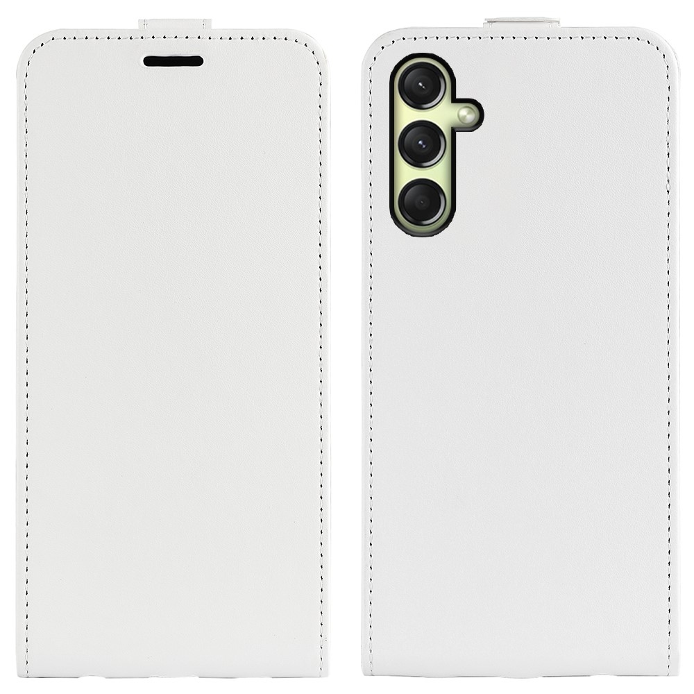 Függőleges könyvtáska Samsung Galaxy A16 4G/5G készülékhez - fehér