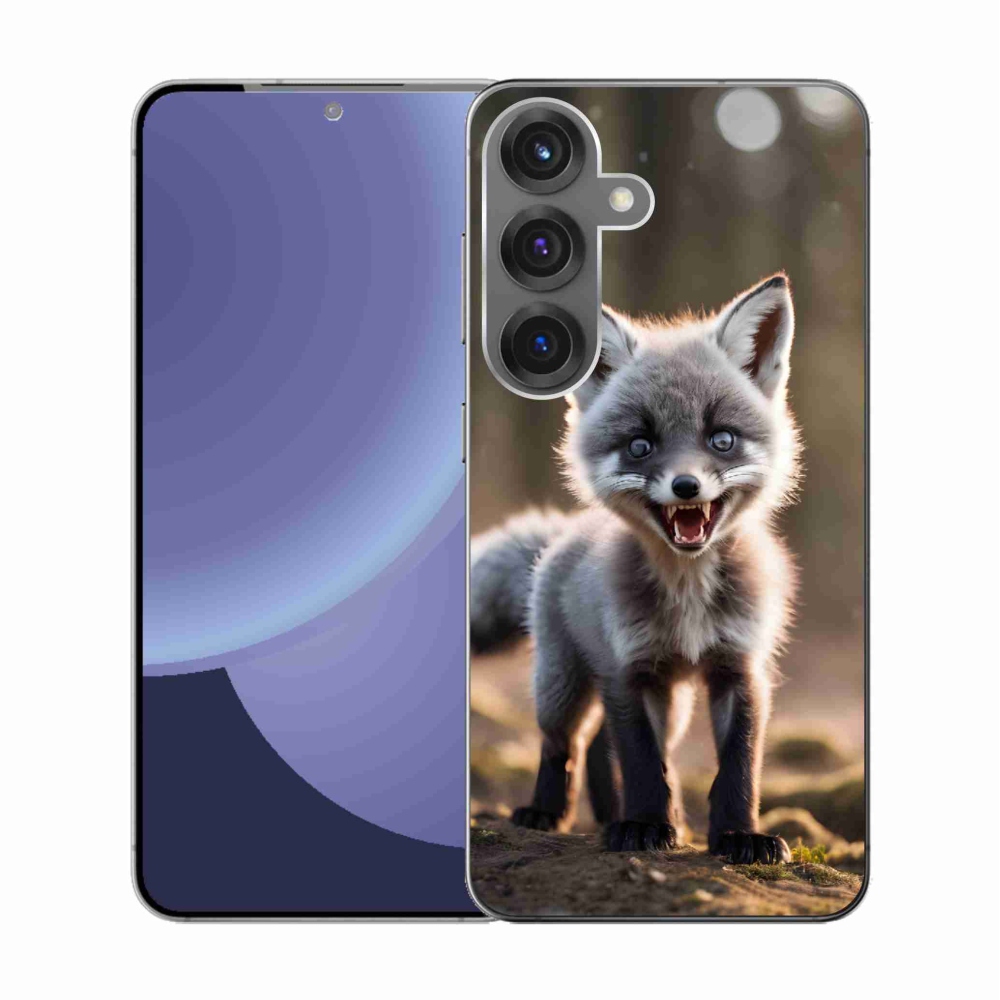Gél borítás mmCase Samsung Galaxy S25 készülékhez - angry fox