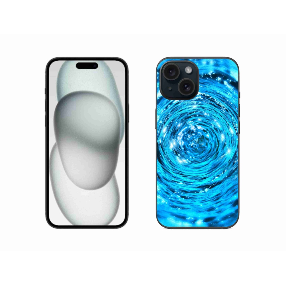 Zselés borítás mmCase iPhone 15 készülékhez - water vortex