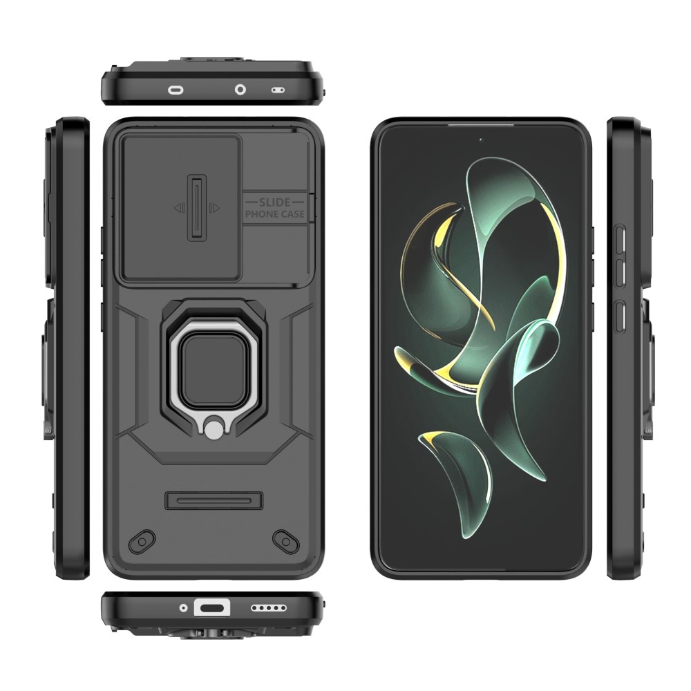 Lencseálló hibrid borítás Xiaomi 13T/13T Pro készülékhez - fekete