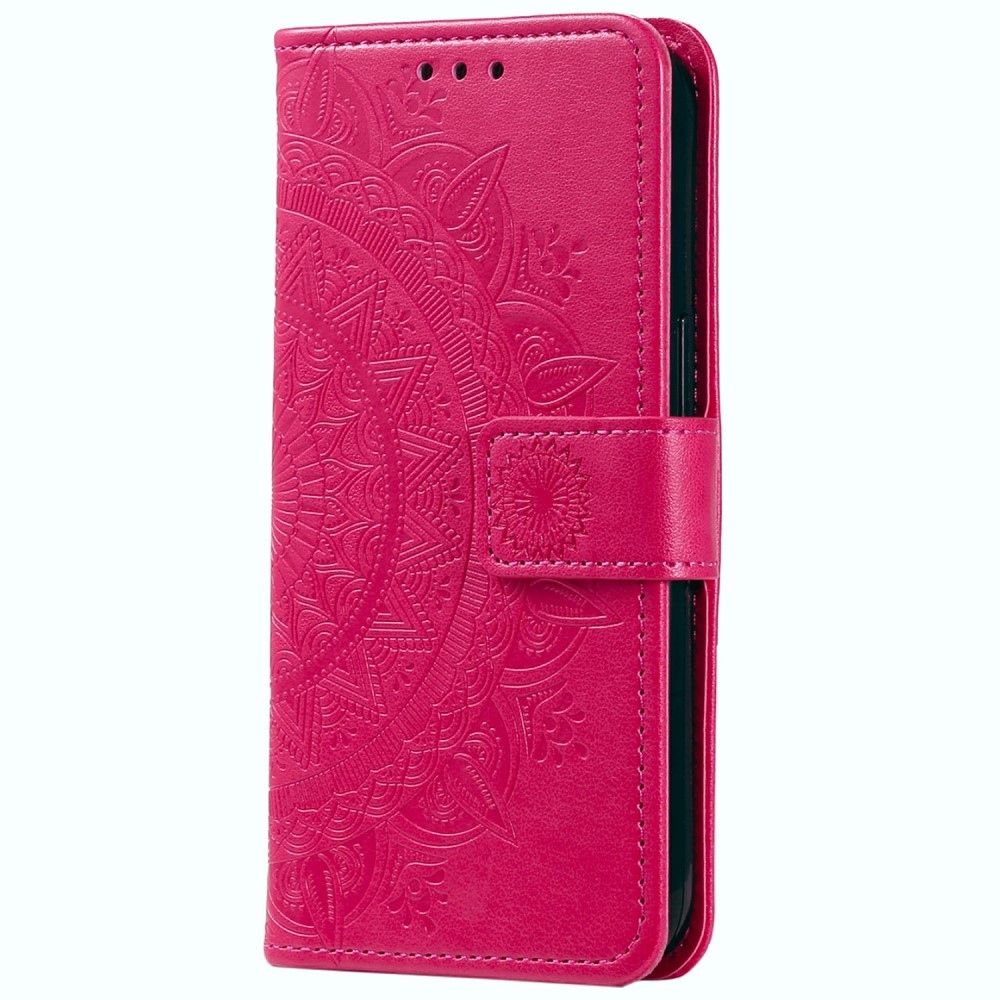 Mandala könyv tok Xiaomi Redmi Note 14 5G - rózsa
