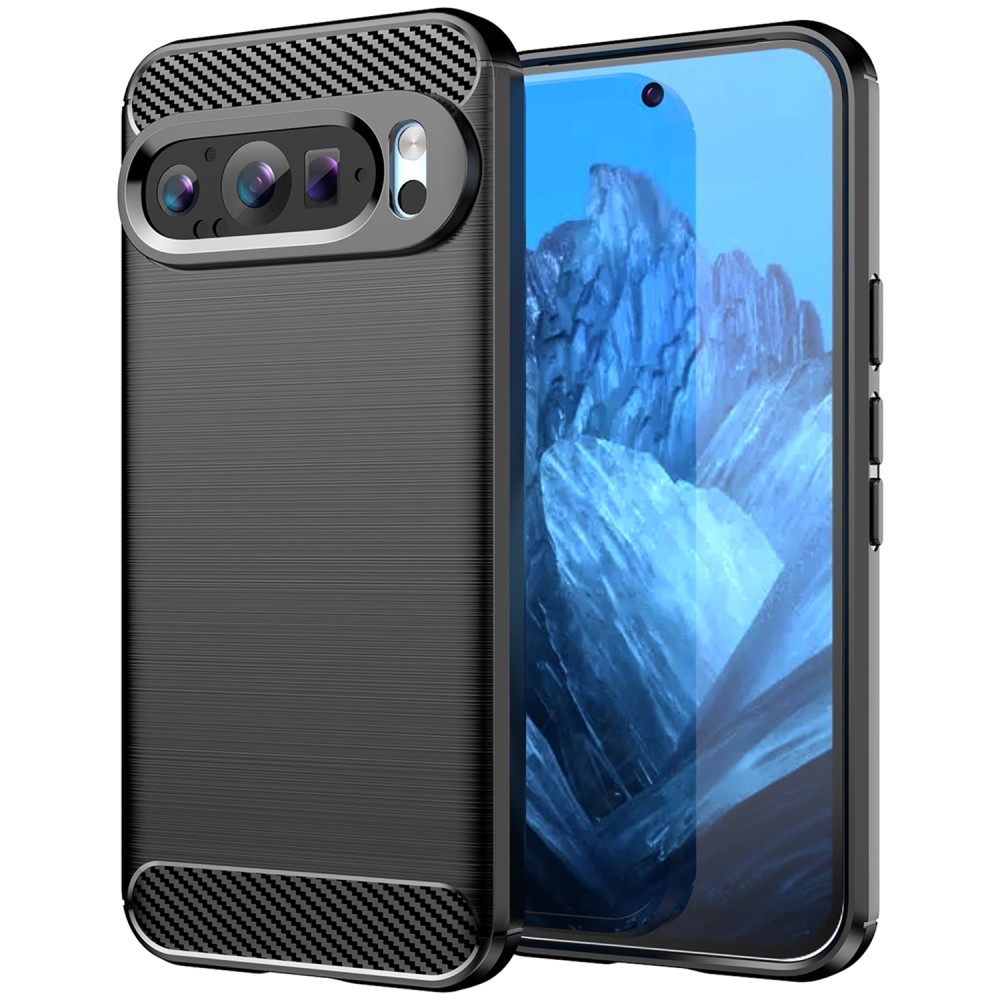 Szénálló zselés tok Google Pixel 9/9 Pro készülékhez - fekete