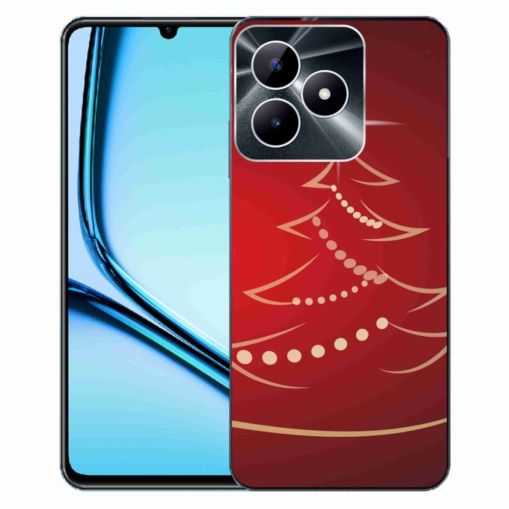 Gél borító mmCase a Realme Note 50 készülékhez - karácsonyfa karikatúra