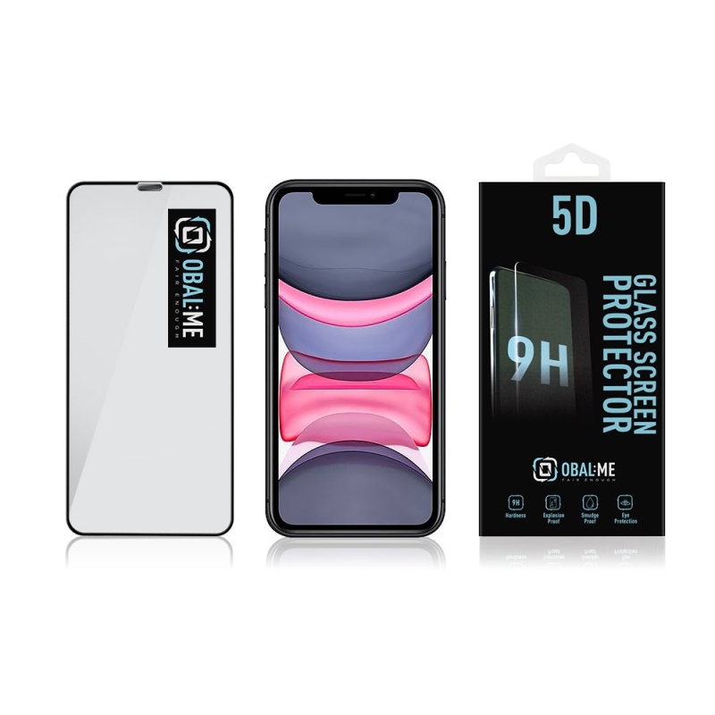 CSOMAG:ME 5D edzett üveg Apple iPhone 11 Pro Max/XS Max fekete iPhone 11 Pro Max/XS Max-hoz