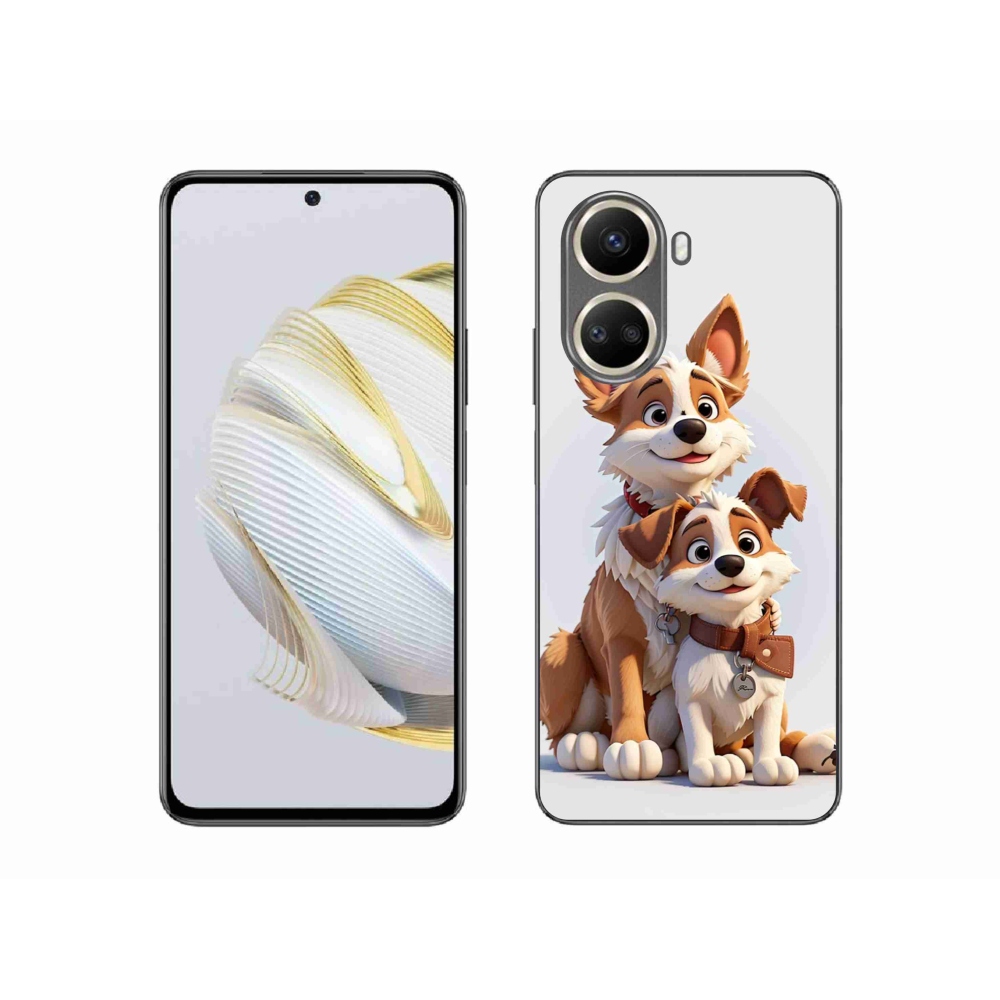 Gél borítás mmCase a Huawei Nova 10 SE-hez - kutyák rajzolása