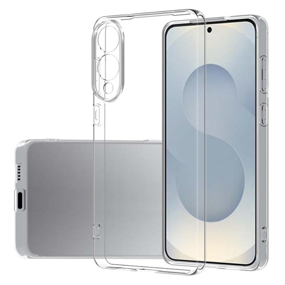 Átlátszó zselés tok Samsung Galaxy S25 Edge készülékhez - átlátszó