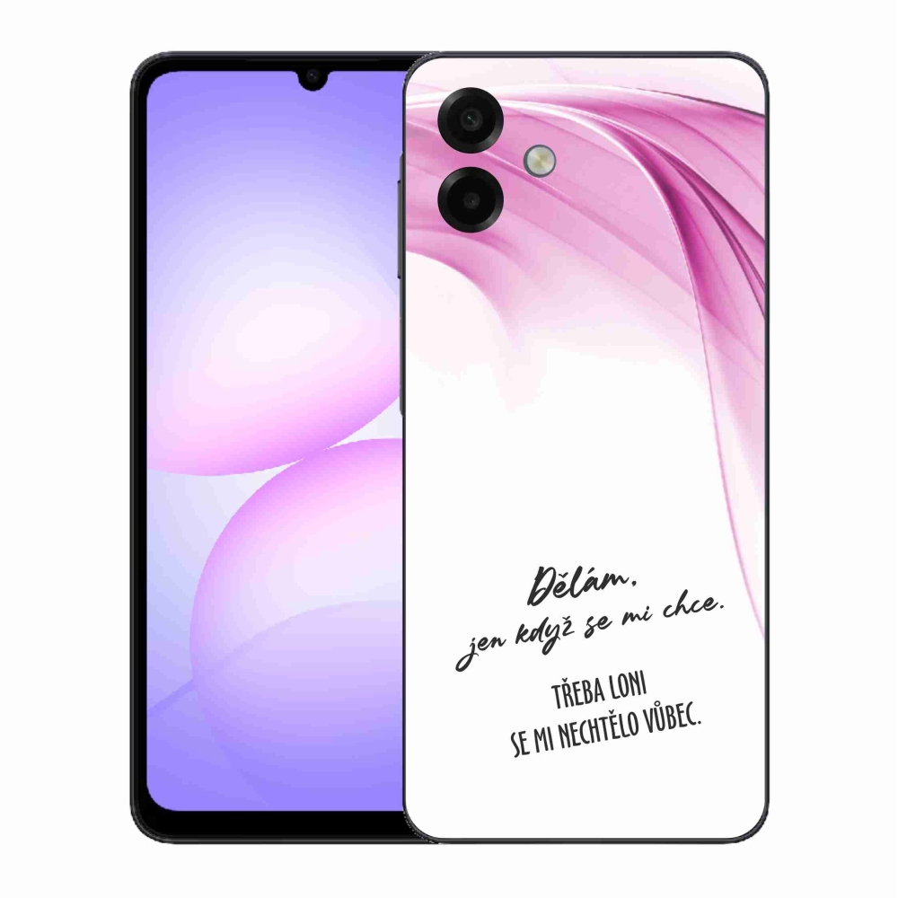 Gél borító mmCase Samsung Galaxy A07 4G - vicces szöveg 12 fehér háttér