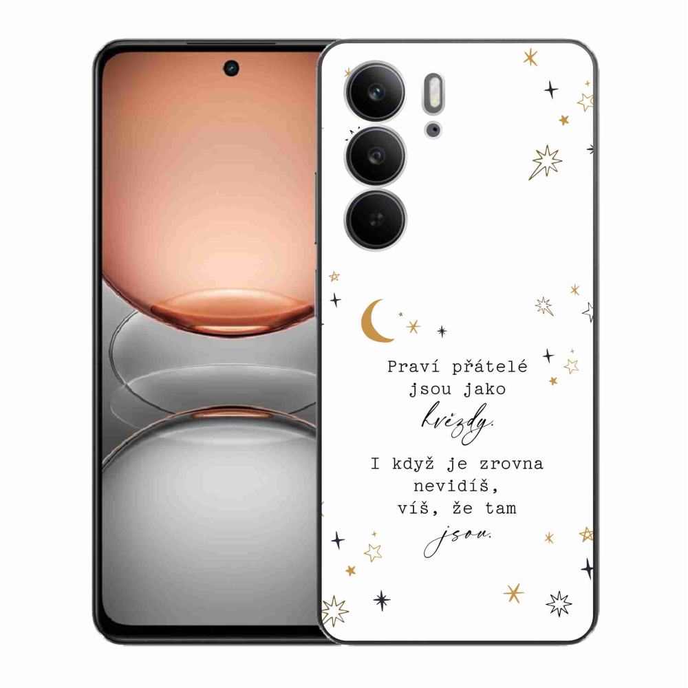 Gél borító mmCase a Realme C75 készülékhez - idézem 6 fehér háttér