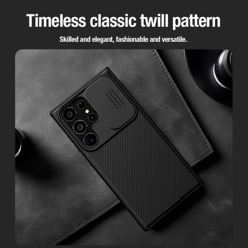 Nillkin CamShield PRO hátlap a Samsung Galaxy S24 Ultra Fekete számára