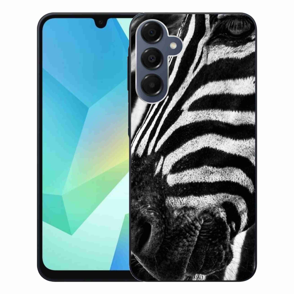 Zselés borítás mmCase Samsung Galaxy A16 4G/5G készülékhez - zebra