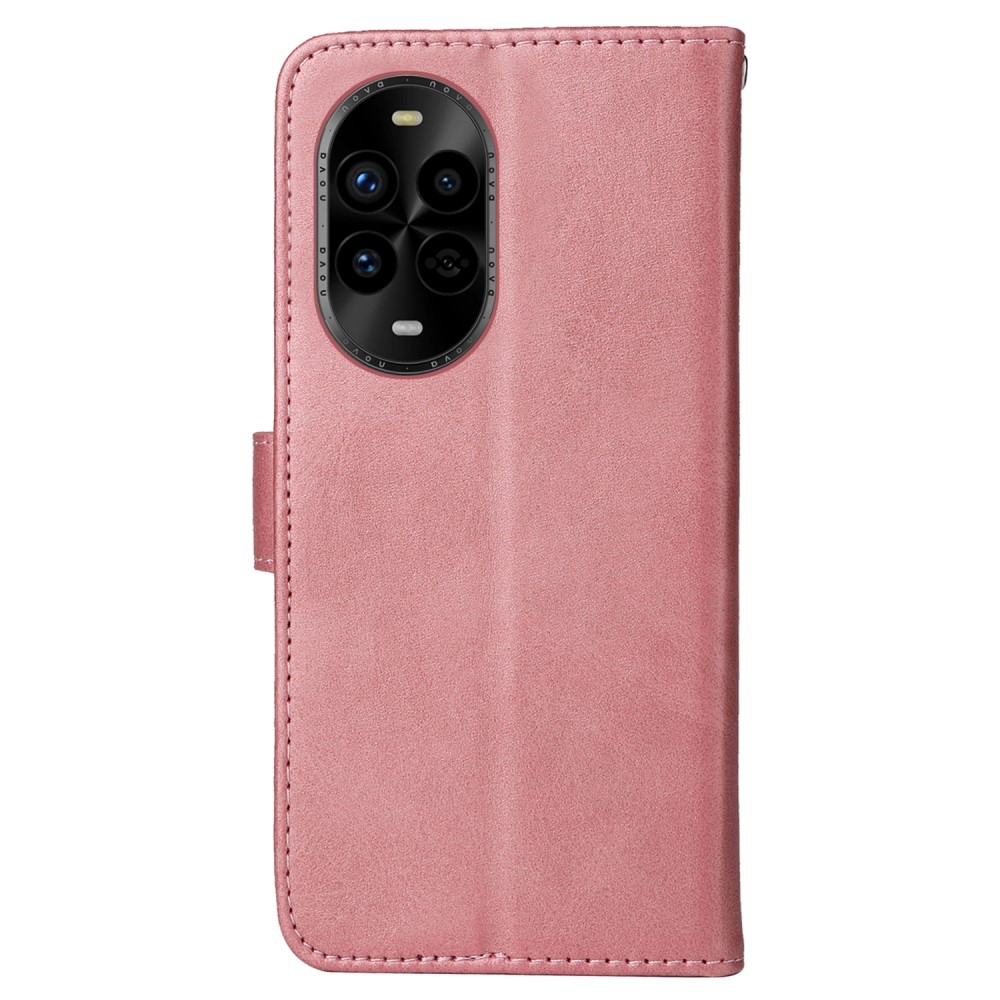 Vérrögök könyv tok a Huawei Nova 13 Pro 5G-hez - rózsaszín