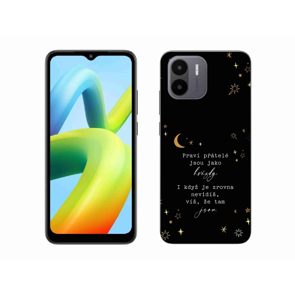 Gél borítás mmCase a Xiaomi Redmi A1 - idézem 6 fekete háttérrel