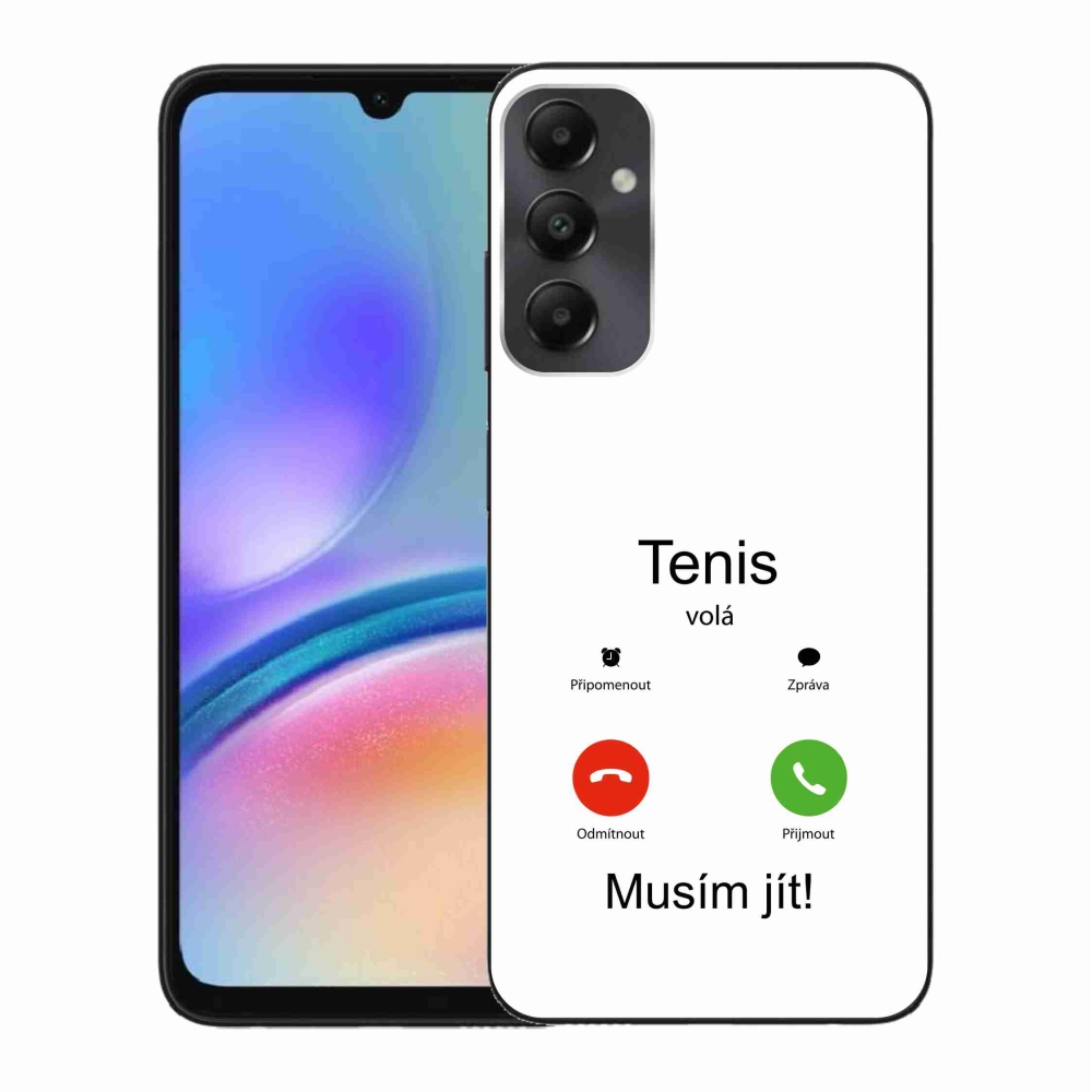 Gél borító mmCase Samsung Galaxy A05s - tenisz hívások fehér háttérrel