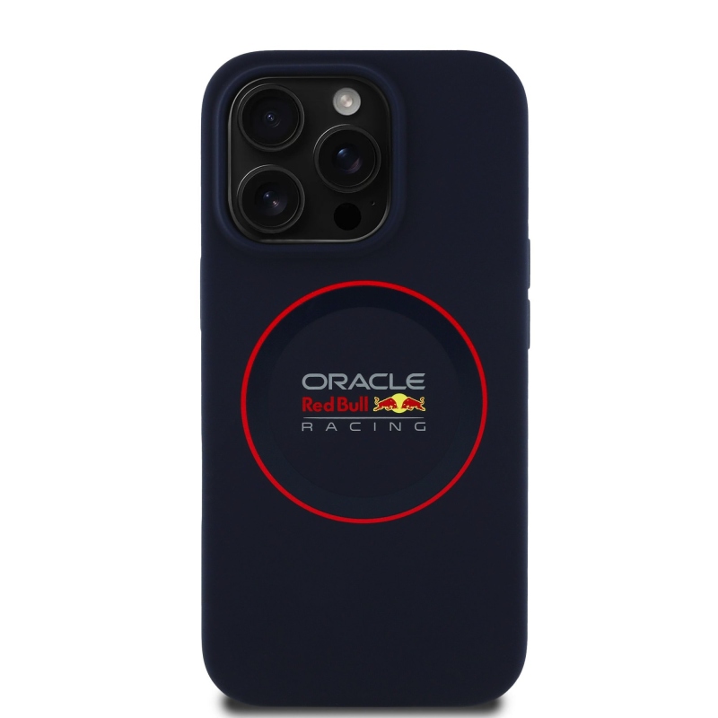 Red Bull szilikon Red Ring MagSafe hátlap iPhone 14 Pro tengerészgyalogsághoz