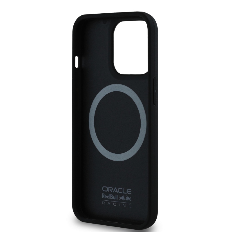 Red Bull Carbon Powerbar MagSafe MagSafe hátlap iPhone 13 Pro-hoz Fekete
