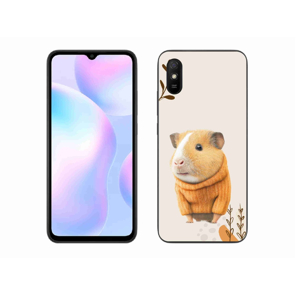 Gél borítás mmCase a Xiaomi Redmi 9AT számára - tengerimalac pulóverben