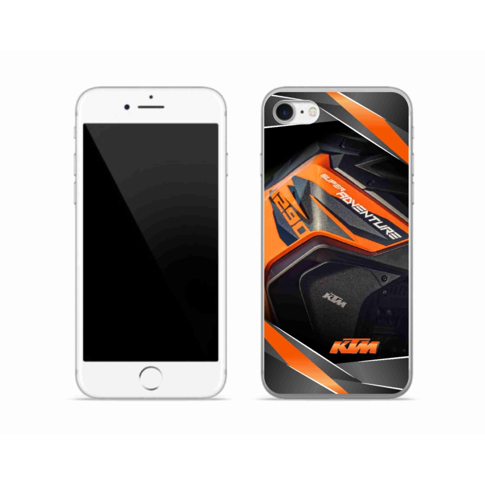 Zselés borítás mmCase iPhone SE (2022) - motoros ktm