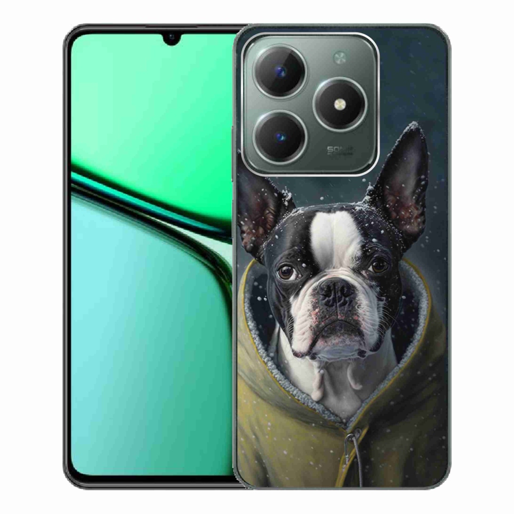 Zselés borítás mmCase a Realme C61 készülékhez - bulldog