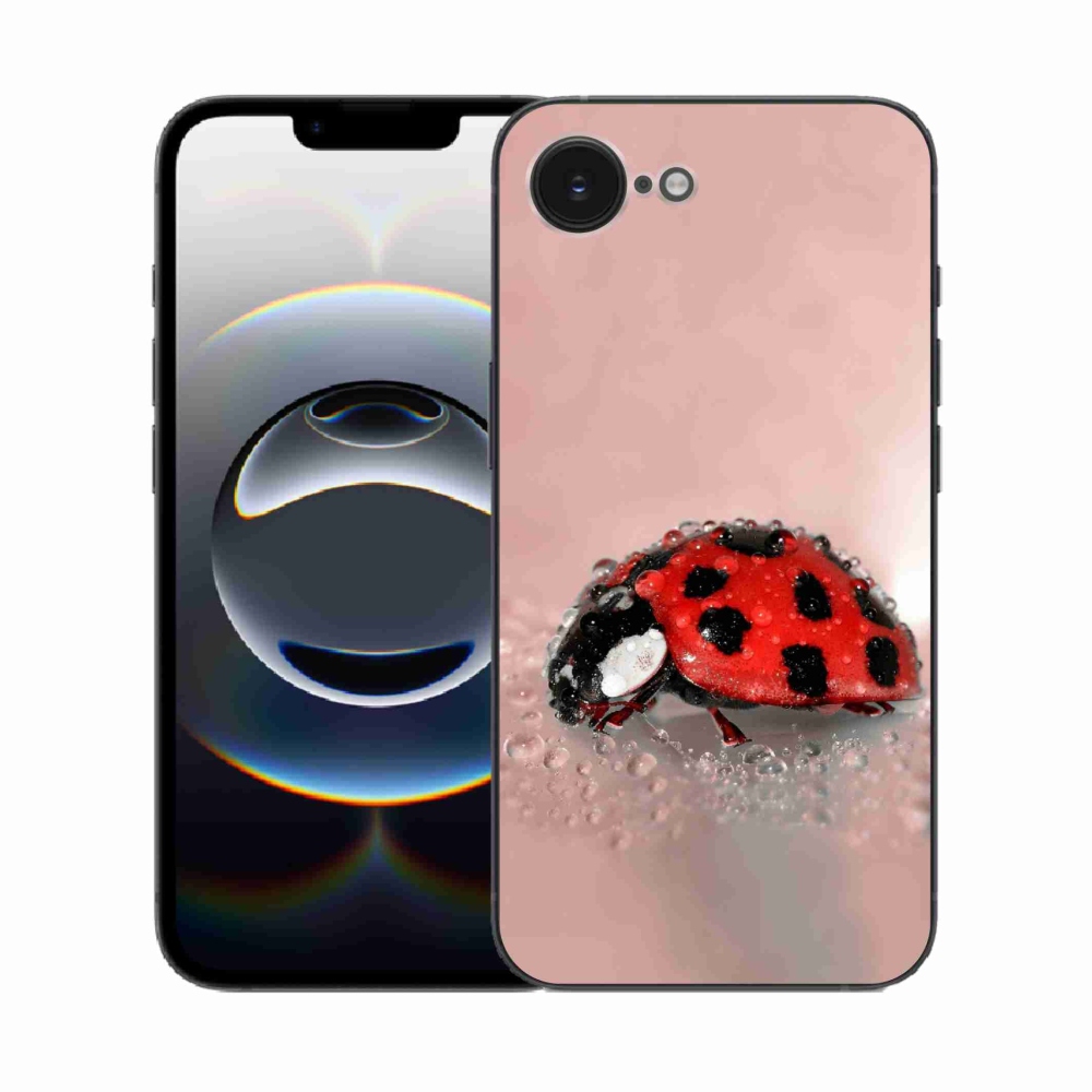 Zselés borítás mmCase iPhone 16e készülékhez - katicabogár