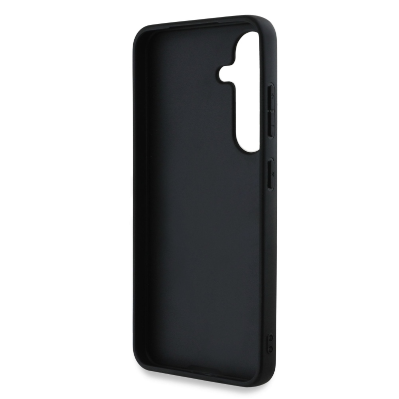 Guess PU szemcsés 4G fém logó hátlap Samsung Galaxy S25+ rózsaszín