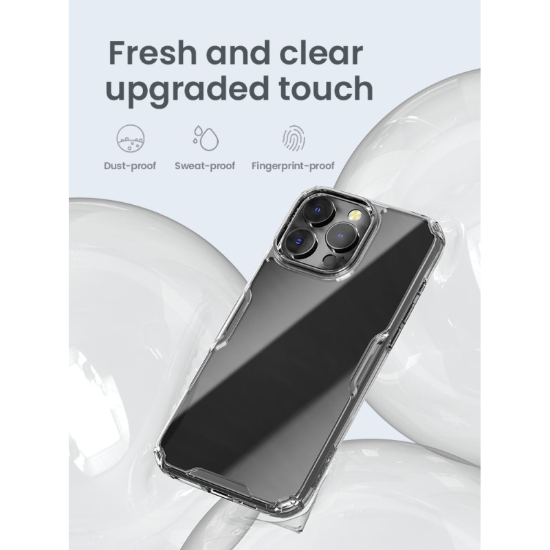 Nillkin Nature TPU PRO borítás Apple iPhone 16 Pro Max készülékhez Átlátszó