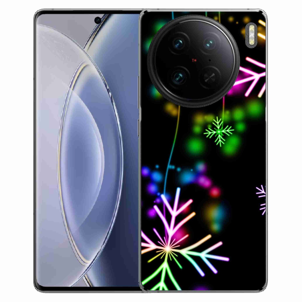 Zselés borítás mmCase a Vivo X90 Pro készülékhez - színes pelyhekkel