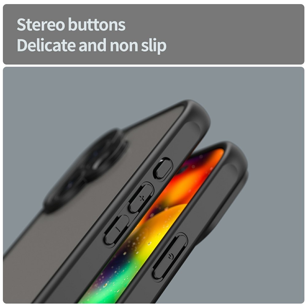 Proof gél tok fix hátlappal iPhone 17 készülékhez - fekete