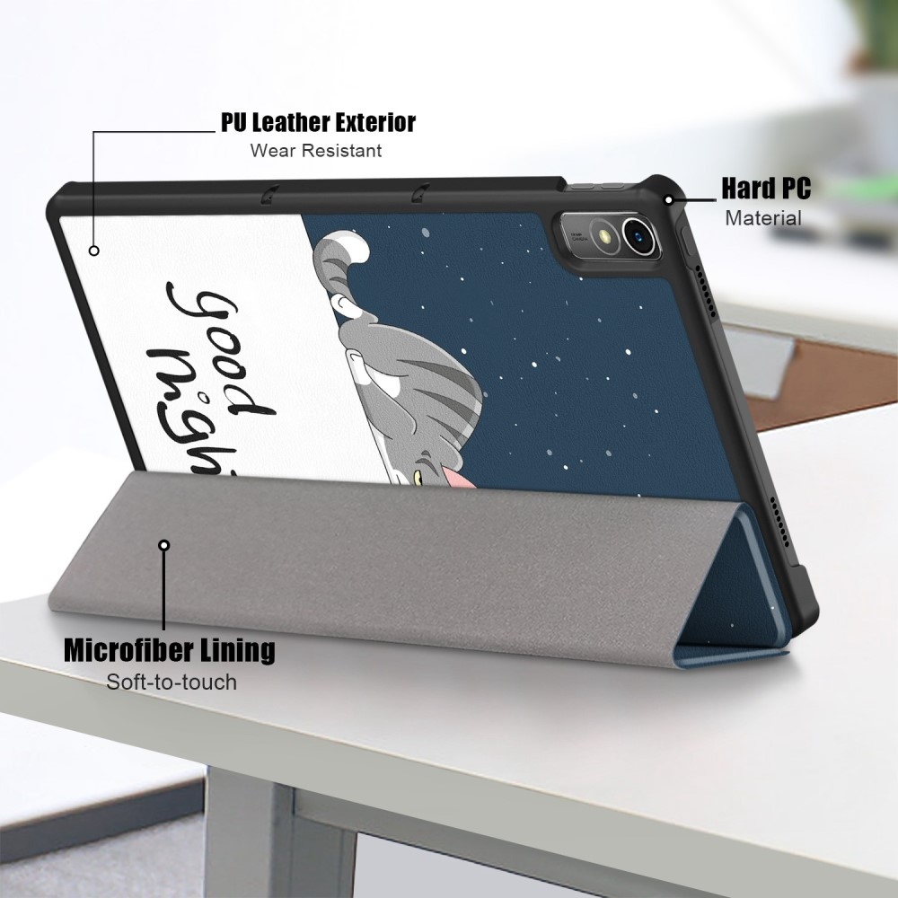 Patte intelligens záró tok Lenovo Tab P11 (2nd Gen) - macska