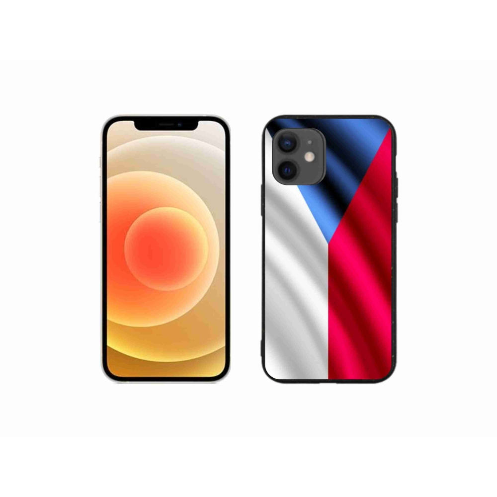 Zselés borítás mmCase iPhone 12 mini készülékhez - cseh zászló