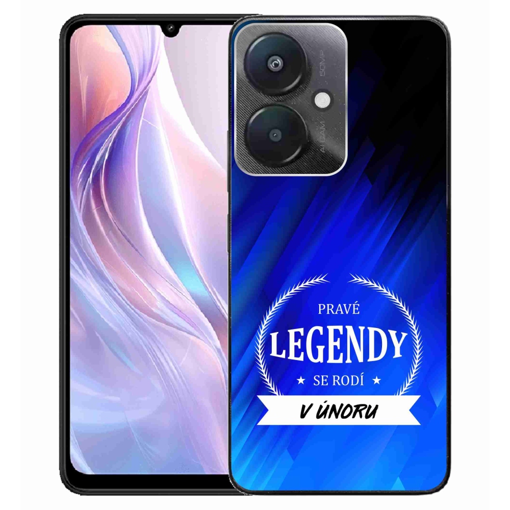 Gél borítás mmCase a Xiaomi Redmi 13C 5G - Legendák februárban kék háttérrel