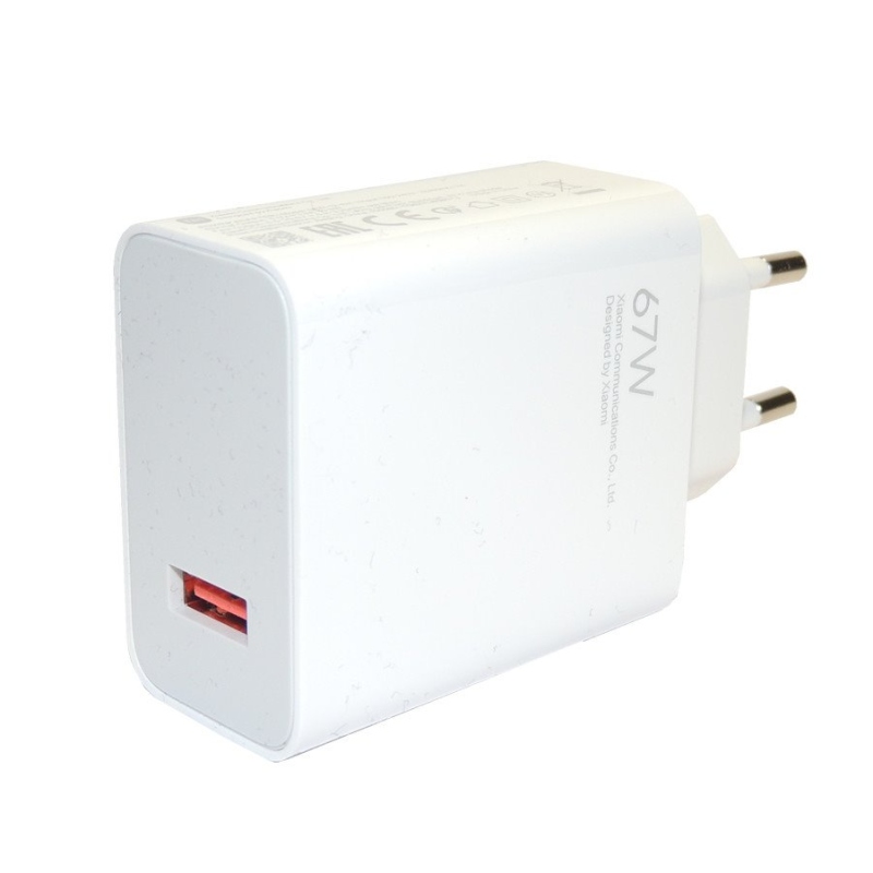 Xiaomi MDY-12-EH USB 67W-os utazási töltő fehér (ömlesztve)