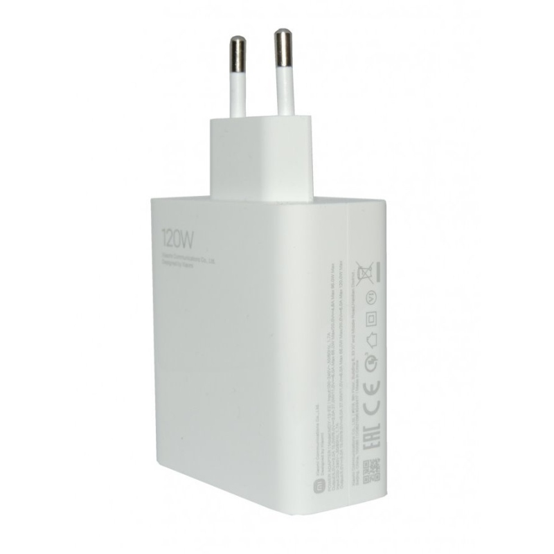 Xiaomi MDY-13-EE USB 120W-os utazási töltő fehér (ömlesztve)