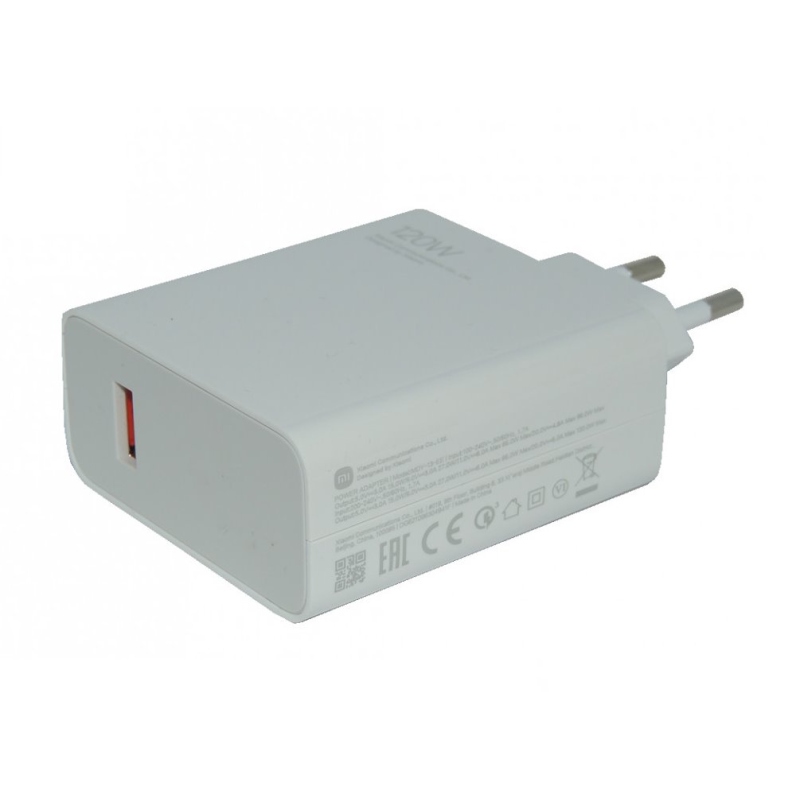 Xiaomi MDY-13-EE USB 120W-os utazási töltő fehér (szervizcsomag)